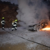 Fahrzeugbrand am Bergbau